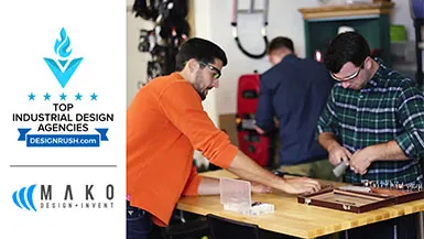 MAKO Design is DesignRush's Top Industrial Design Company! 2 DesignRush