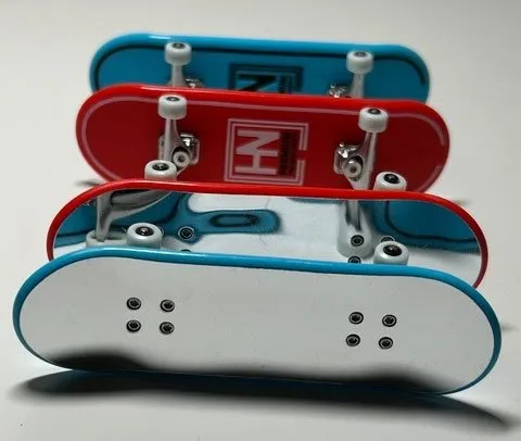Close-up shots of the fingerboards
