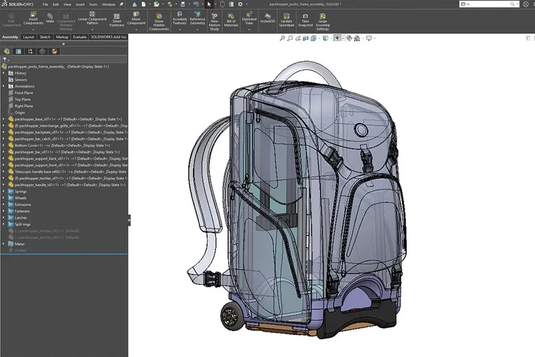 Packhopper SOLIDWORKS-CAD