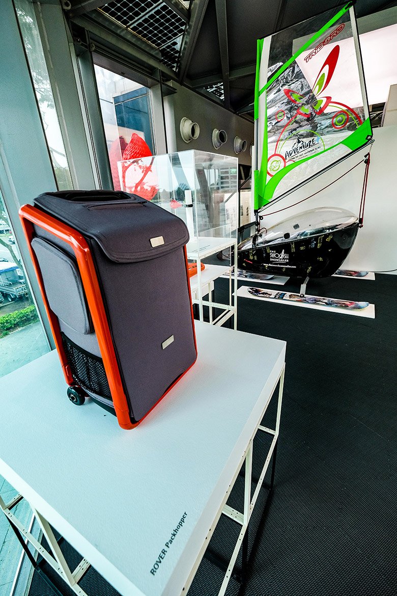 The ROVER Packhopper on display at Red Dot's Museum